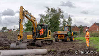 Work begins to build new station at Golborne after more than 60 years
