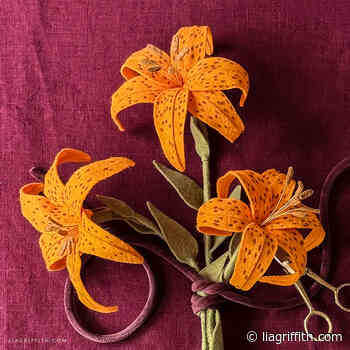 Felt Tiger Lily