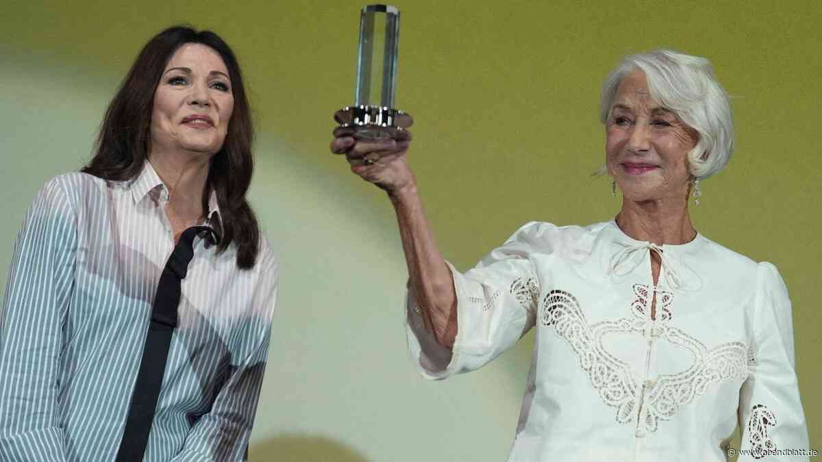 Iris Berben lobt Weltstar Helen Mirren in Hamburg für ihr „Verschwinden“
