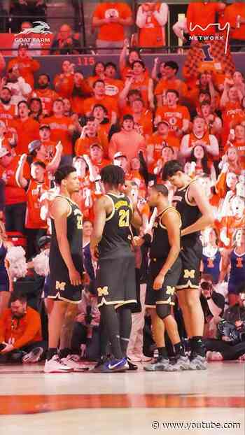 Morez Johnson Jr.'s Michigan teammates had his back vs Illinois 😤💯
