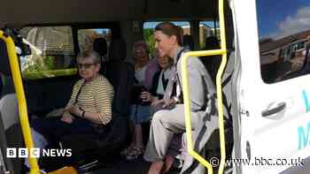 Princess of Wales picks up passenger, 94, on bus