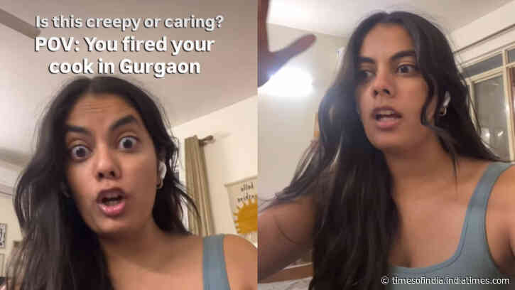 Gurugram woman fires cook, security guard sends her home-cooked food; her reaction has internet asking ‘creepy or caring?’