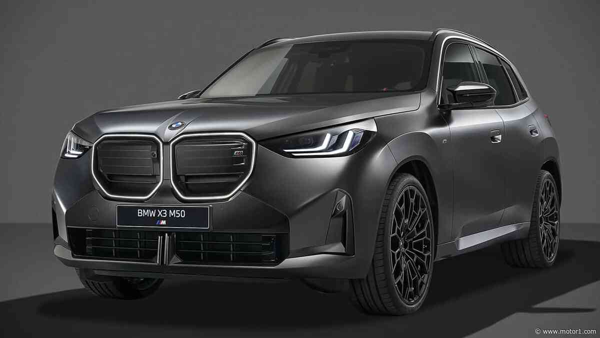 BMW X3 M50 xDrive Now Makes 437 HP And Gets Black Wheels, Carbon Interior And Alcantara Trim