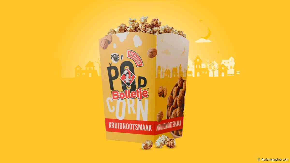 Bolletje en Pathé lanceren popcorn met kruidnootsmaak