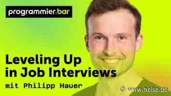 programmier.bar: Leveling Up in Job-Interviews mit Philipp Hauer