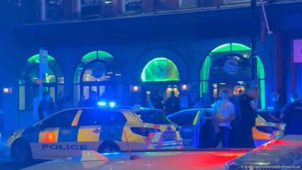 Two arrested in Didsbury after police descend on busy strip