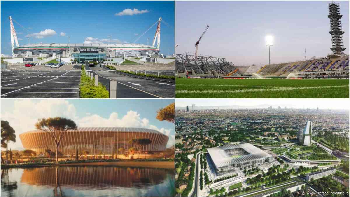Euro 2032, la lista dei 14 stadi candidati dall’Italia: solo 2 sono già pronti, 5 impianti ad oggi nemmeno esistono
