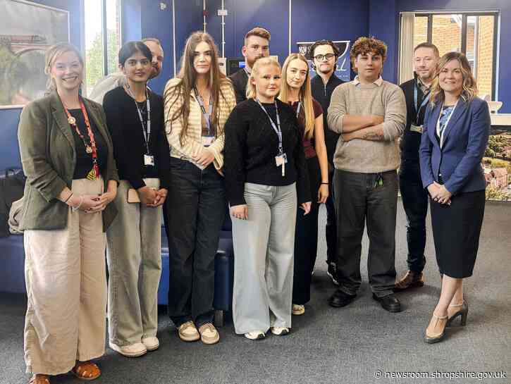 Shropshire Council partners with local students on digital change project