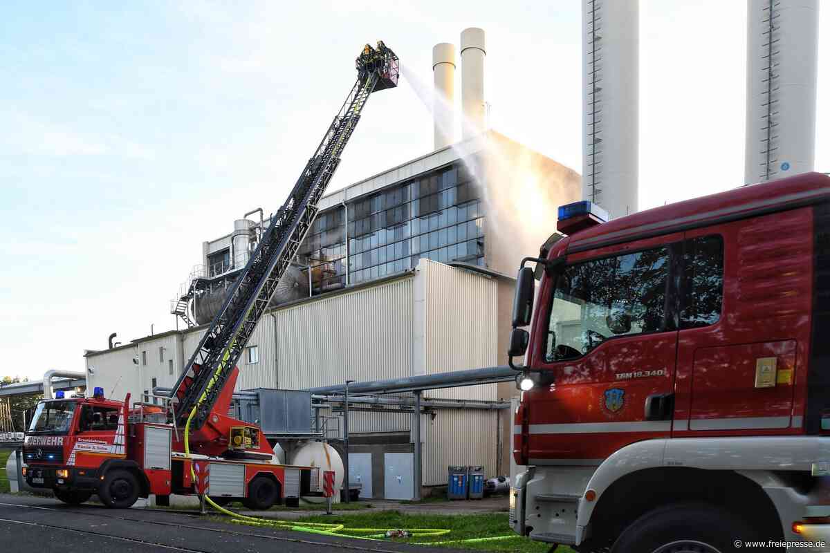Werkfeuerwehr Weißenborn probt aufwendig den Ernstfall