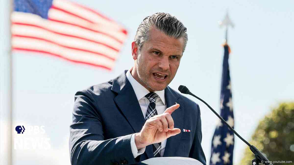 WATCH LIVE: Hegseth delivers State of the Force address, expected to make cuts to top ranks