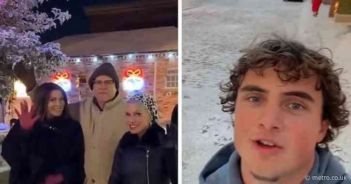 It’s snowing! Coronation Street cast frolic filming Christmas special