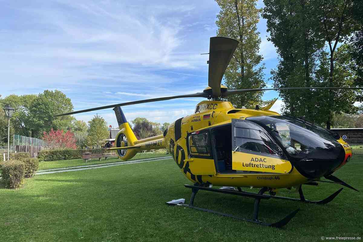 Rettungshubschrauber in Plauen im Einsatz: Das war der Grund