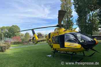 Rettungshubschrauber in Plauen im Einsatz: Das war der Grund