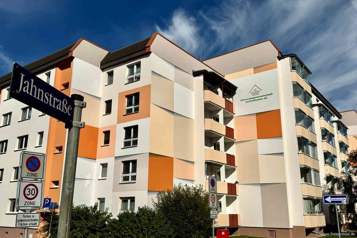 Neue Fassade als Hingucker: Wohnungsgenossenschaft verschönert Häuser in Crimmitschau