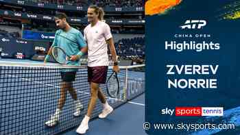 Norrie narrowly edged out by Zverev in thrilling first-round contest in China