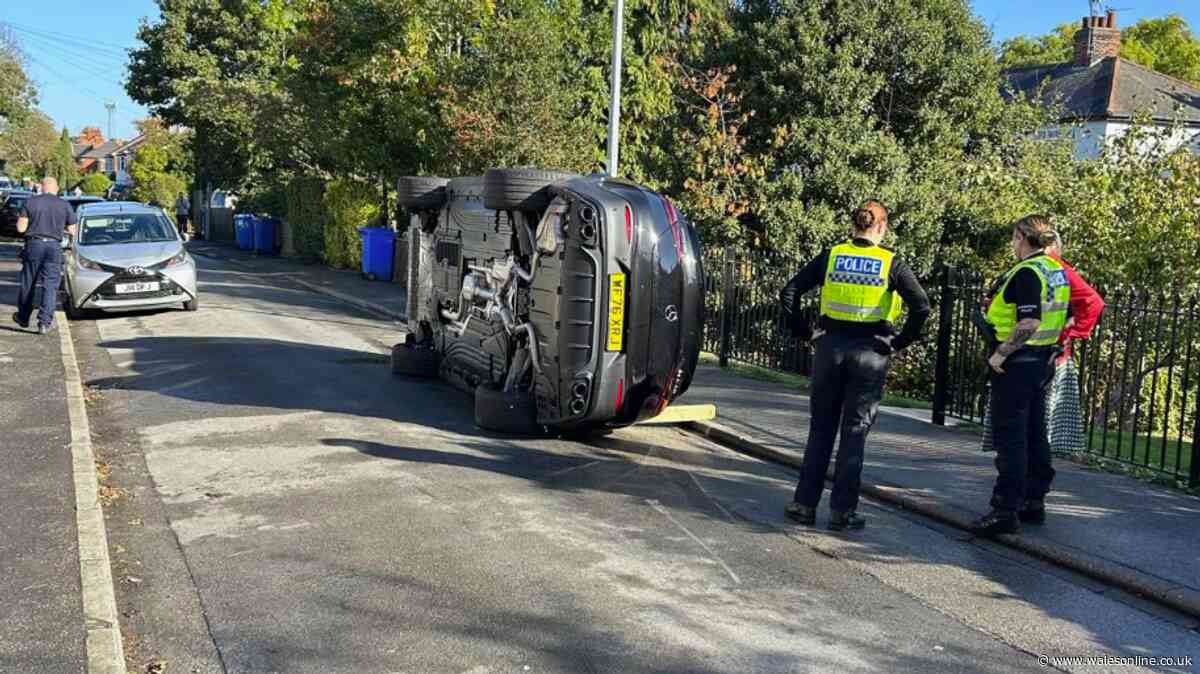 Sorba Thomas' Hull City team-mate flips car in same spot as police make statement