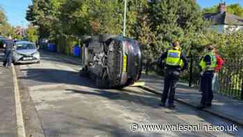 Sorba Thomas' Hull City team-mate flips car in same spot as police make statement