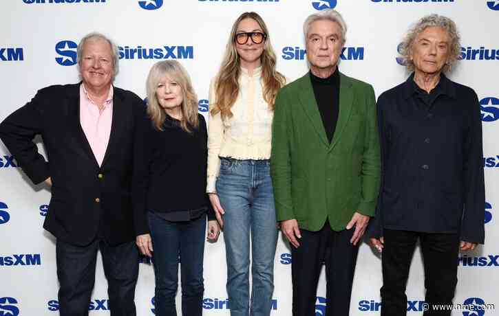 Watch Talking Heads reunite again for Q&A with Este Haim to launch new SiriusXM station