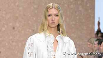Gwyneth Paltrow's mini-me daughter Apple Martin, 22, makes her runway debut for Chloe at Paris Fashion Week