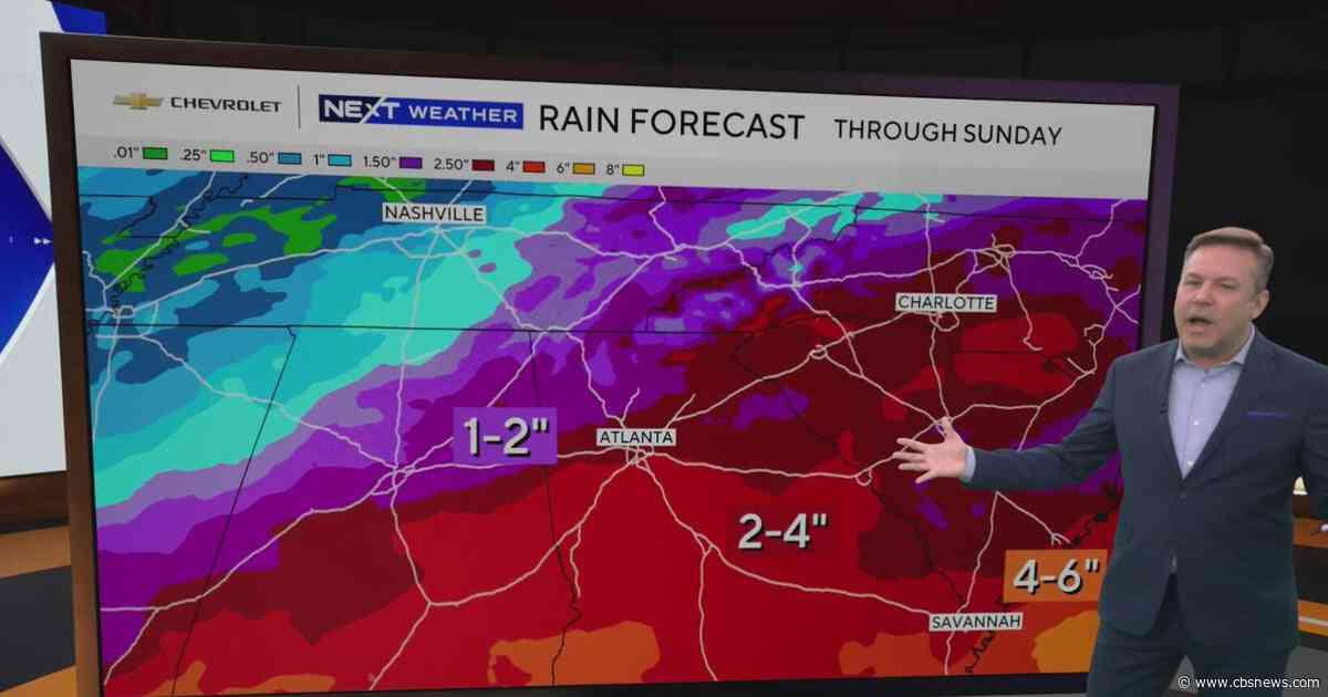 Hot, sunny Thursday leads to a wet weekend and flooding concerns
