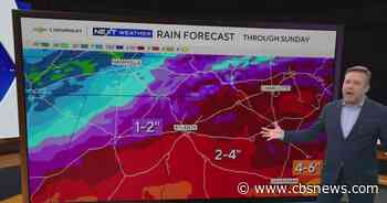 Hot, sunny Thursday leads to a wet weekend and flooding concerns