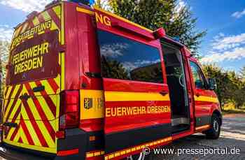 FW Dresden: Person in Waschanlage eingeklemmt - Feuerwehr befreit Mann aus Notlage