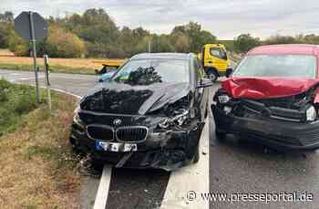 POL-PDLD: L545 Steinfelder Straße/Höfe-Kreuzung - Unfall mit einer verletzten Person