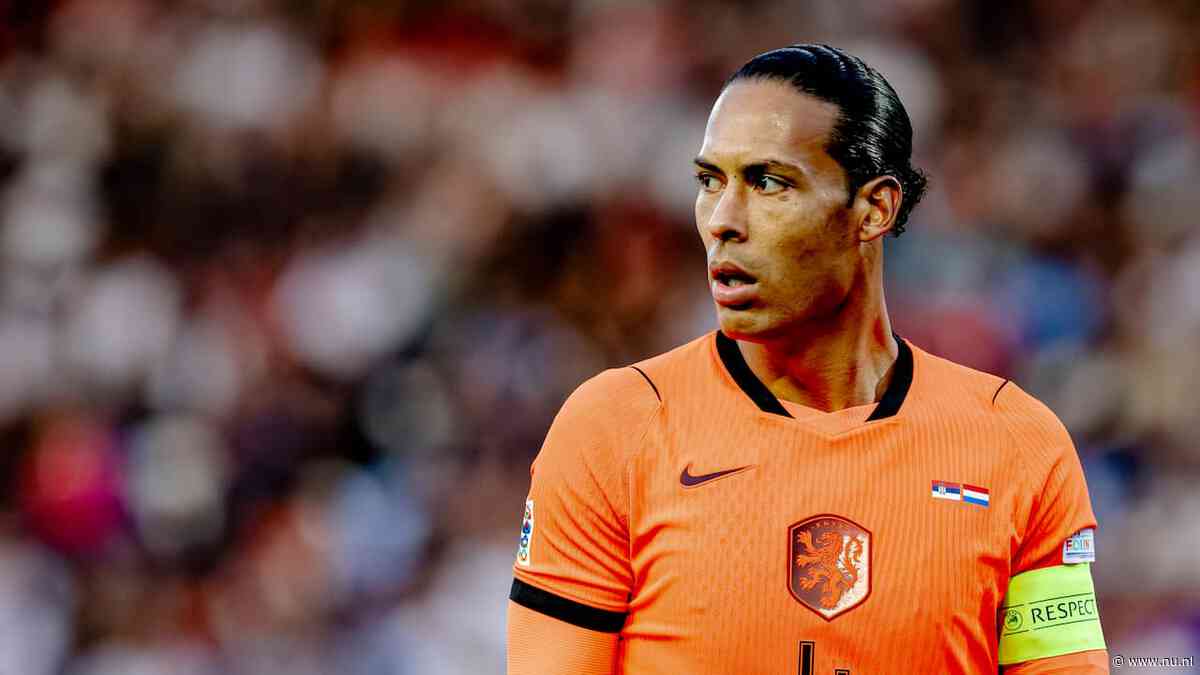 Van Dijk mag in Griekenland geen geel krijgen voor Oranjejubileum op zondag