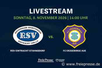 Regionalliga Nordost im Livestream: RSV Eintracht Stahnsdorf gegen FC Erzgebirge Aue