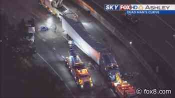 Overturned semi shutdown I-90 for hours