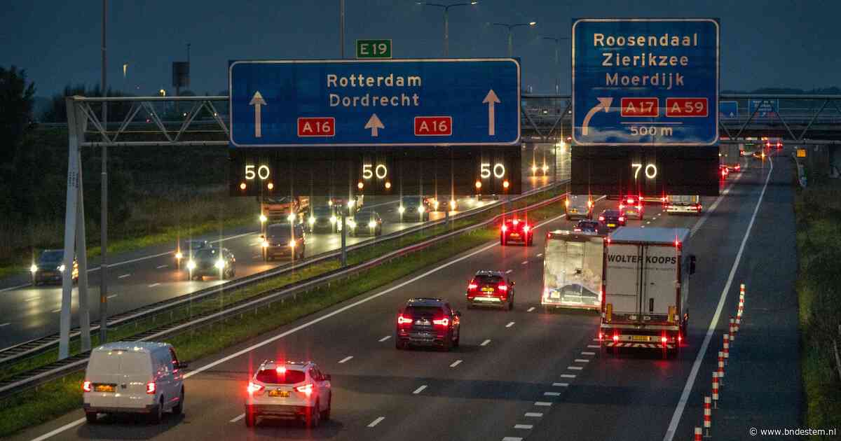 Is de A16 drukker door het vrachtwagenverbod op de Merwedebrug? ‘Alles stapelt zich een beetje op’