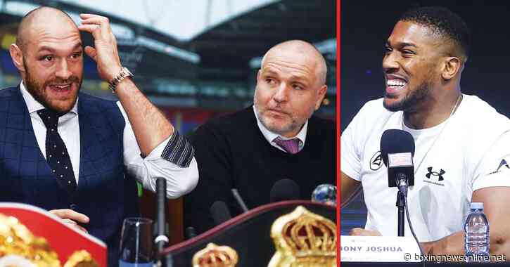 Tyson Fury reacts to reports that former trainer and uncle Peter Fury will help Anthony Joshua
