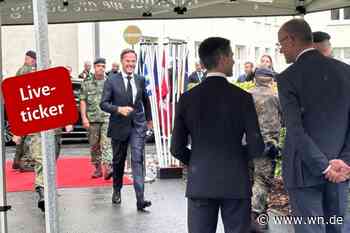 Westfälischer Friedenspreis für die Nato: Merz und Rutte in Münster