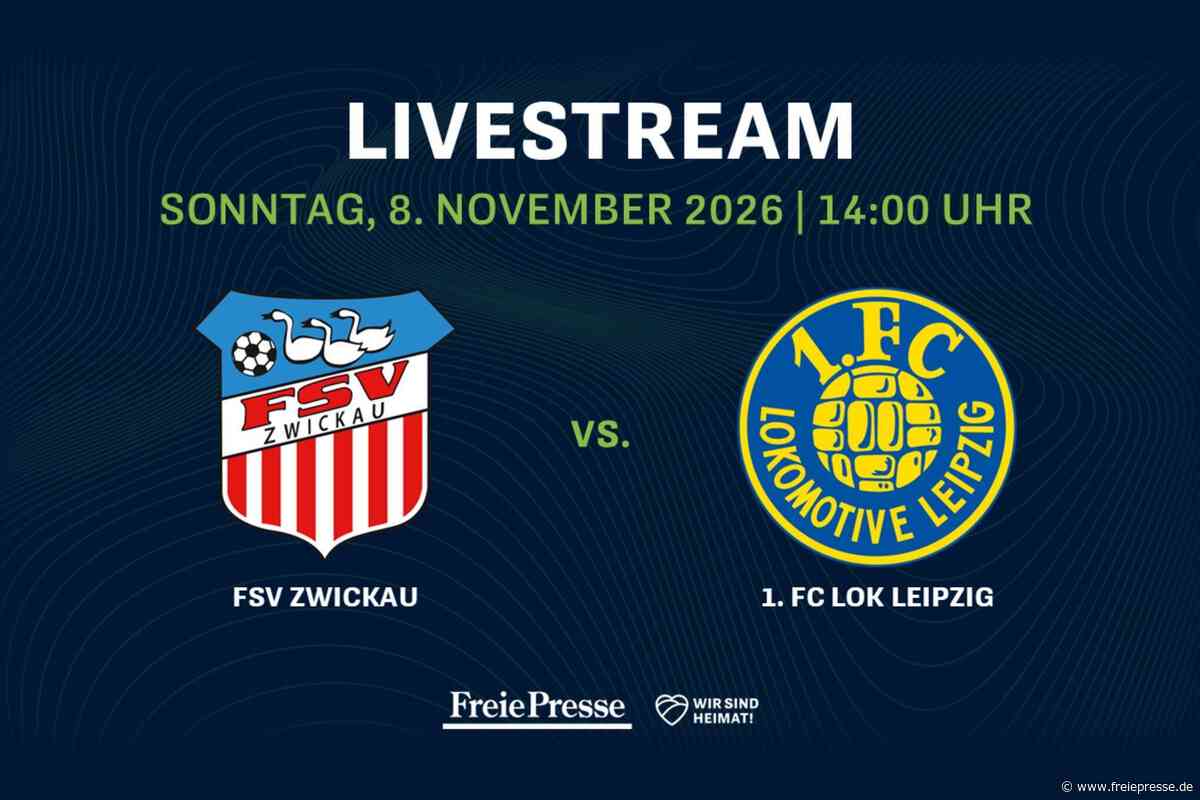 Regionalliga Nordost im Livestream: FSV Zwickau gegen 1. FC Lok Leipzig