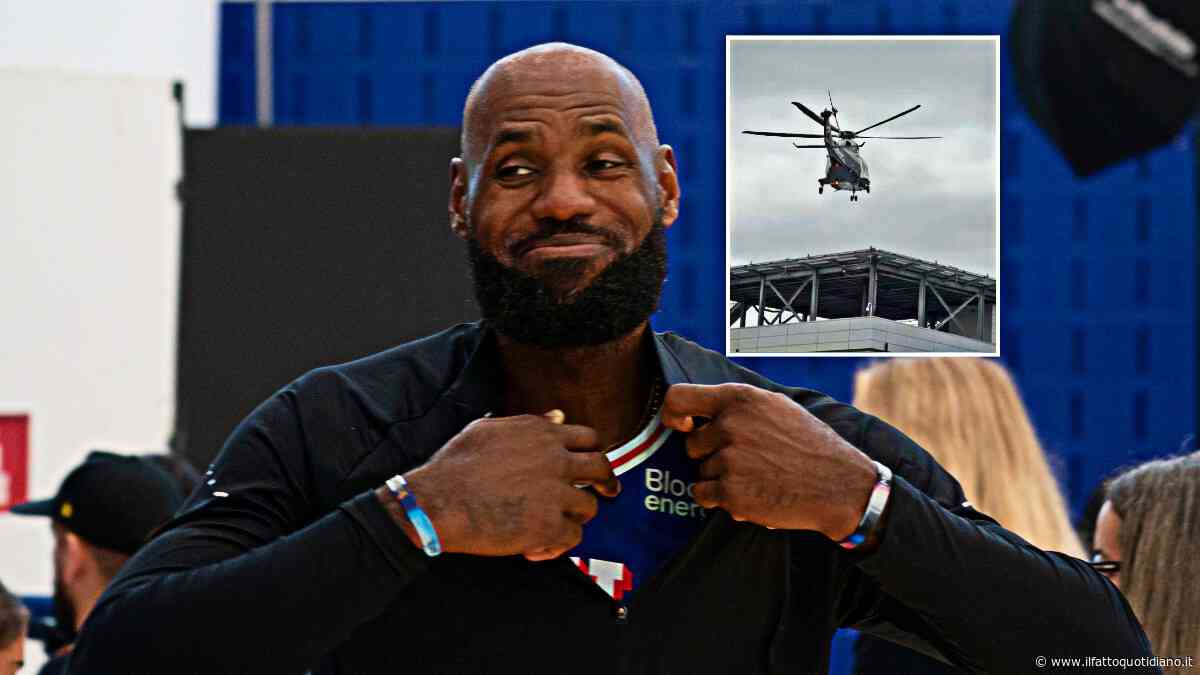 Lebron James va agli allenamenti in elicottero: 40 minuti da New York a Philadelphia. È polemica negli Usa: ecco quanto inquina