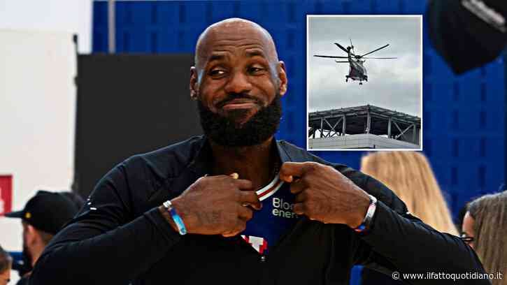 Lebron James va agli allenamenti in elicottero: 40 minuti da New York a Philadelphia. È polemica negli Usa: ecco quanto inquina