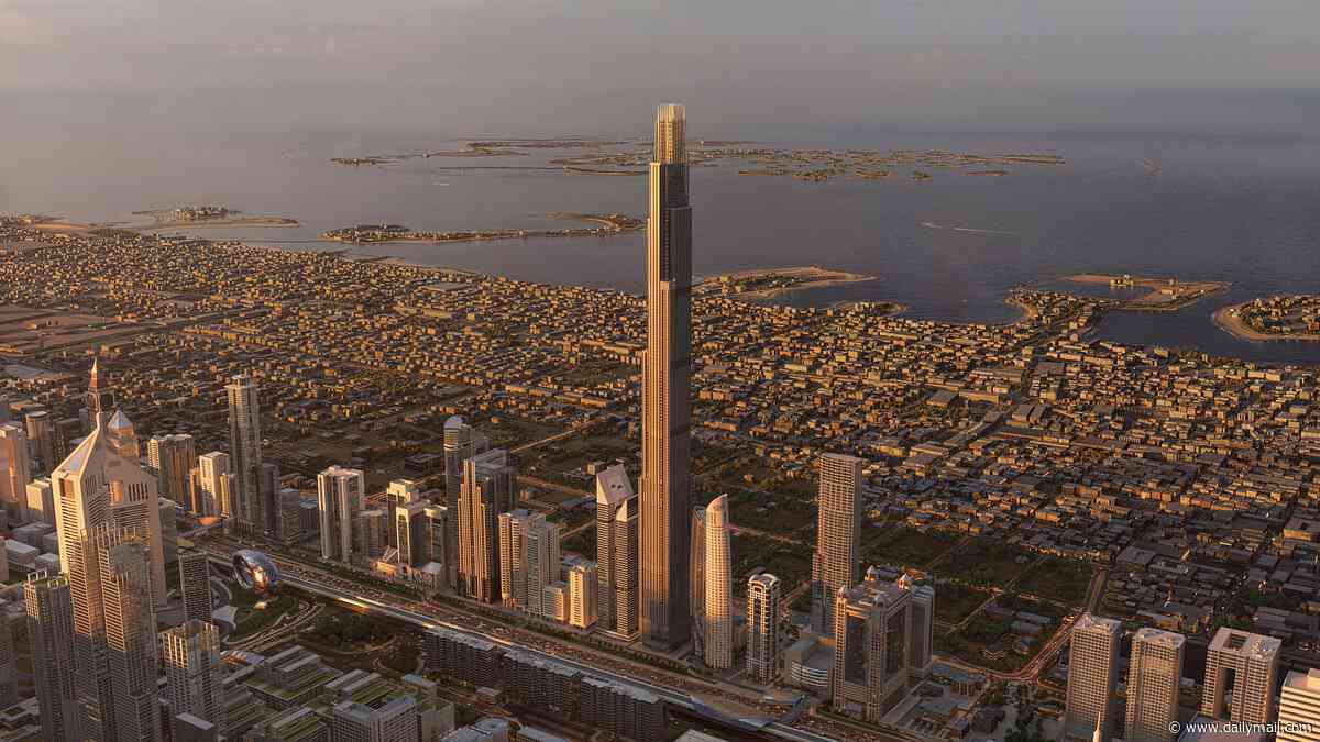 Going up! Dubai skyscraper will feature a 2,000ft continuous elevator journey - with double-decker cars to transport more people