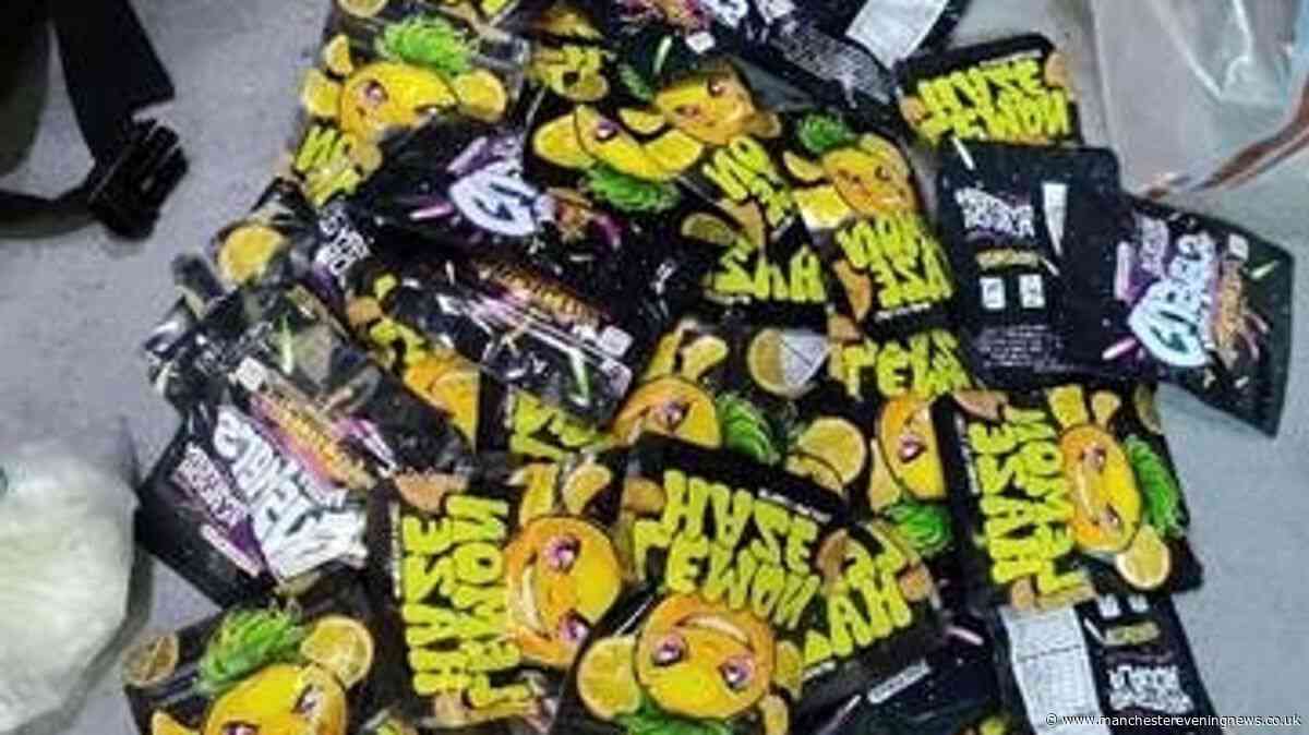 Cops make major haul after spotting 'suspicious activity' on back seat of car