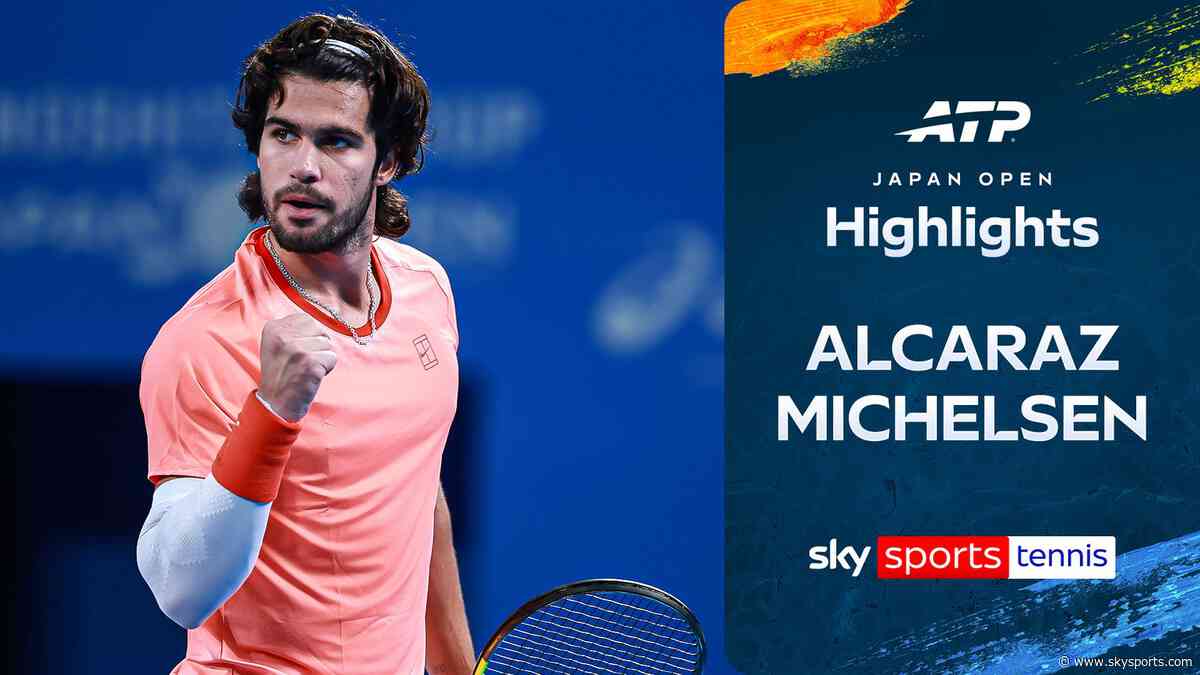 Alcaraz begins Japan Open title defence with win over Michelsen