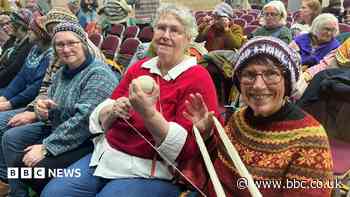 'I love the sheep and the people' - Knitters flock to Shetland's wool week