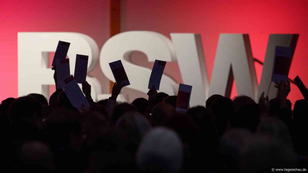 Das BSW heißt ab heute BSW - Wagenknecht nicht mehr im Parteinamen