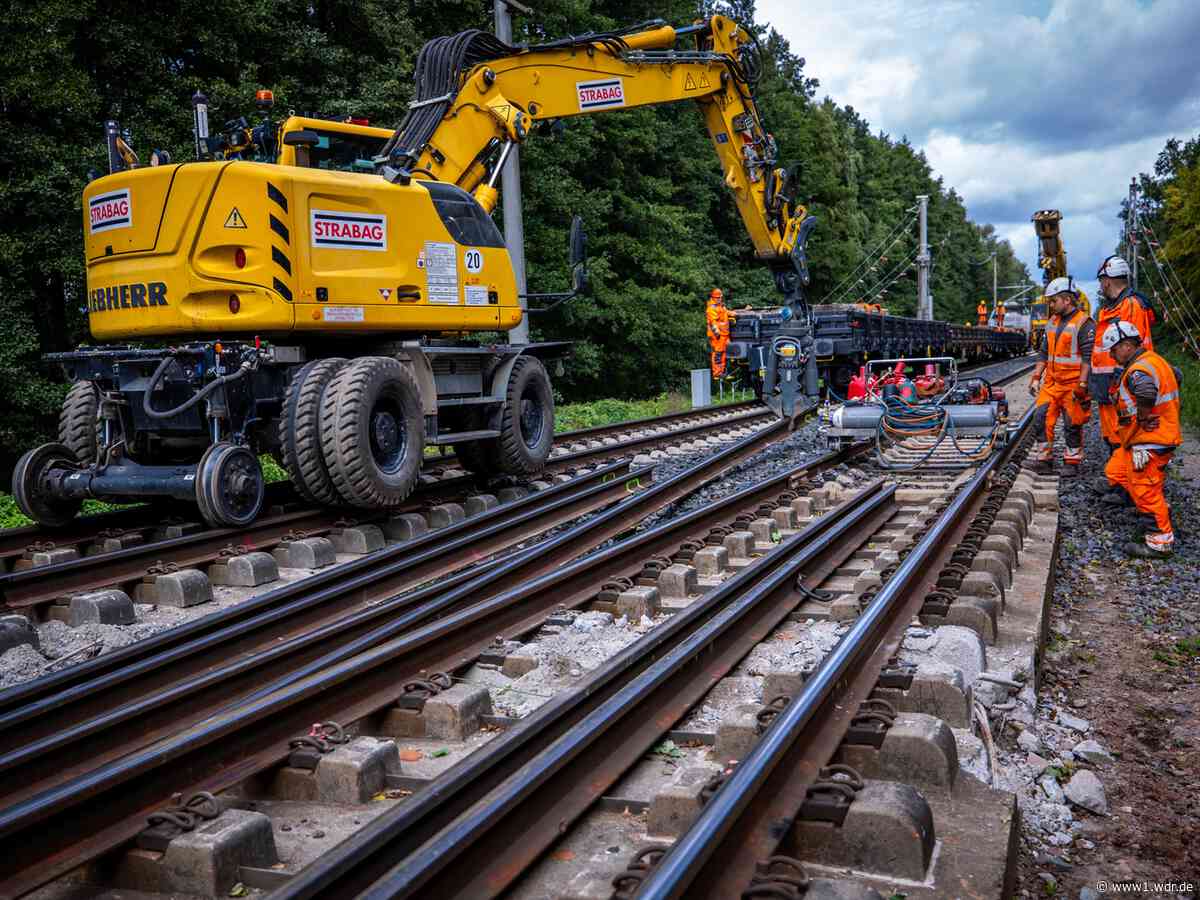 Landesverkehrsminister besorgt wegen Bahn-Sanierung