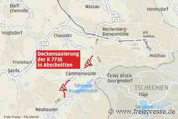 Kreisstraße bei Cämmerswalde wird saniert
