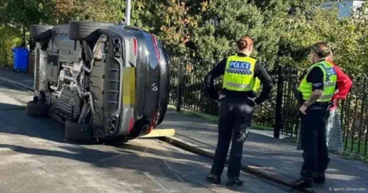 Second Hull player crashes car near training ground