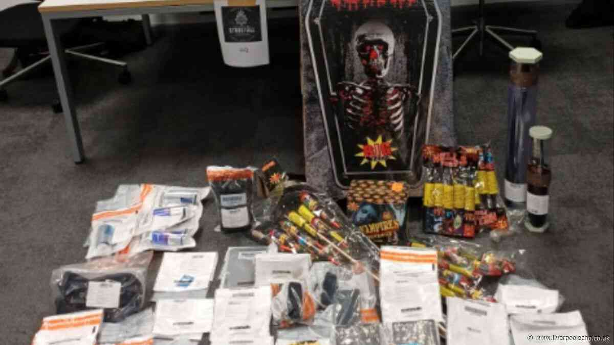 Walton woman, 57, arrested after drugs, knives and fireworks found in house