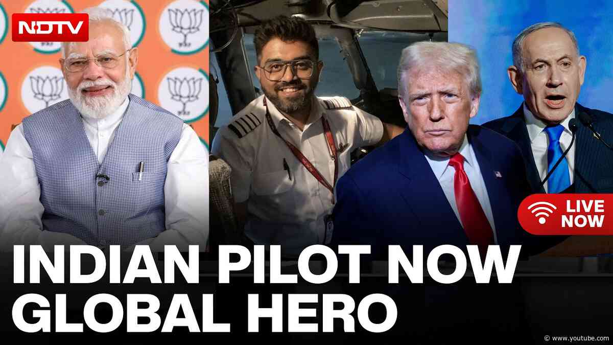 LIVE: Israel Envoy Hails Indian Pilot Smit Machchhar's Bravery In Foiling flydubai Mid-Air Horror