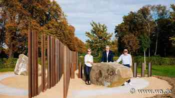 Kurpark Hamm: 40.000-Euro-Kunstwerk zum Stadtjubiläum fast fertig