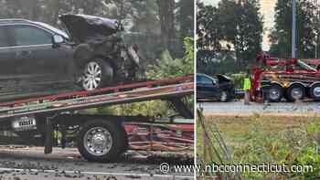 I-84 West in West Hartford reopens after rollover crash with serious injuries