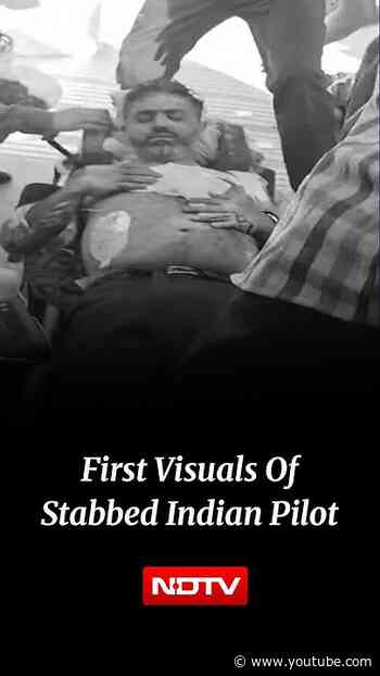 First Visuals Of Stabbed Indian Pilot Smit Machchhar From Flydubai Flight | Flydubai Hijack