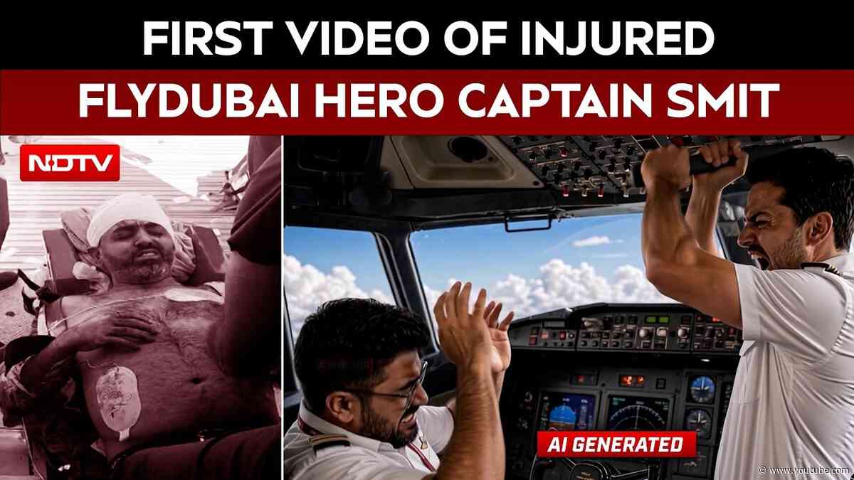Flydubai Flight News | First Video Of Injured Captain Smit Emerges After Flydubai Cockpit Attack